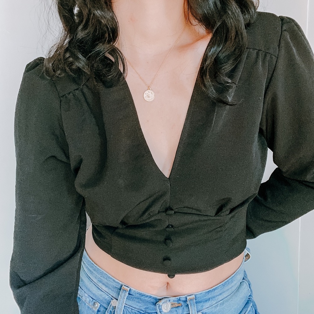 Black ASOS Blouse